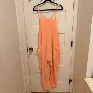 NWT FP Movement Pastel Peach Jumpsuit
